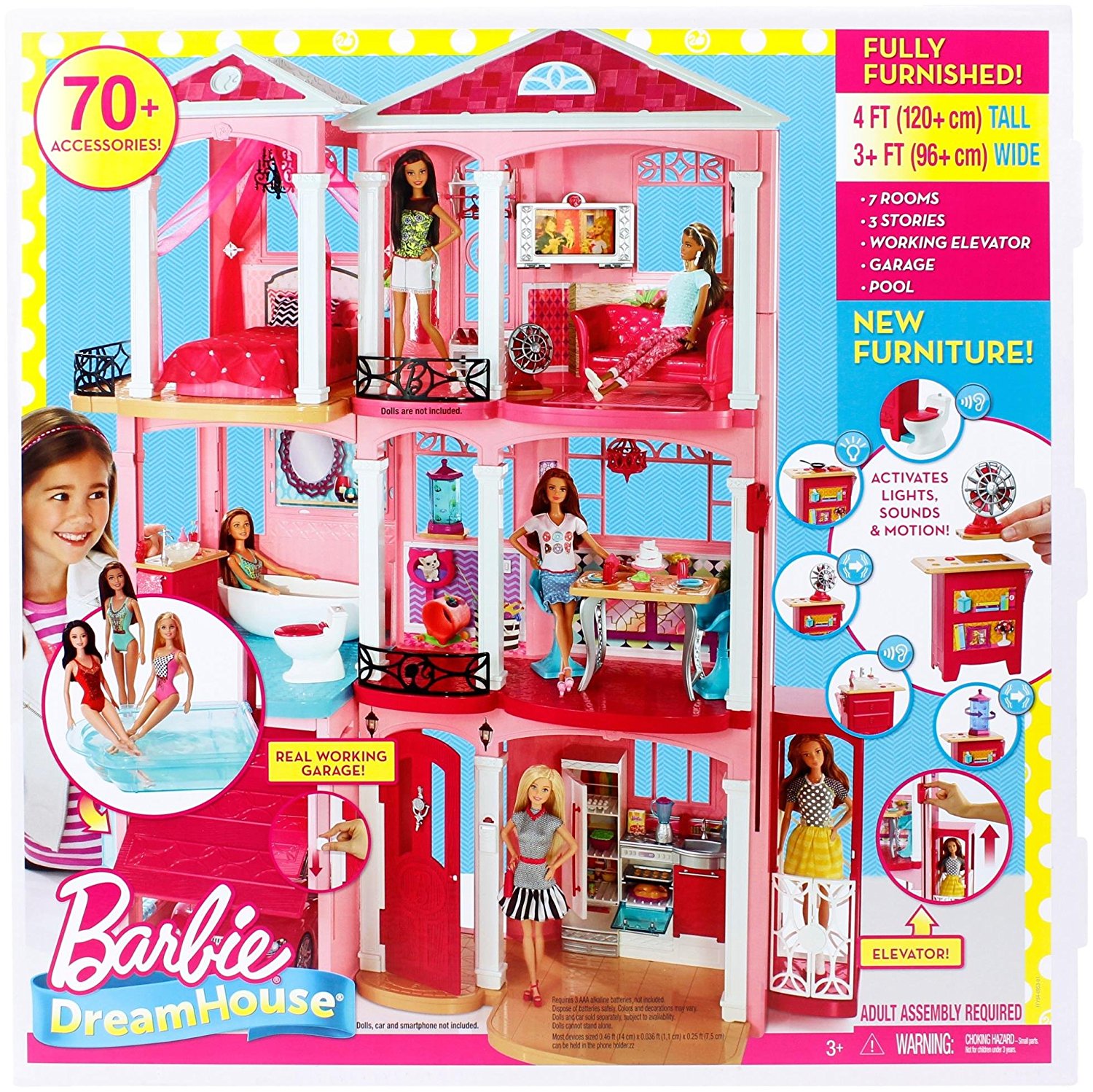 Barbie Casa dos Sonhos Dream House - Bebe Importados Miami