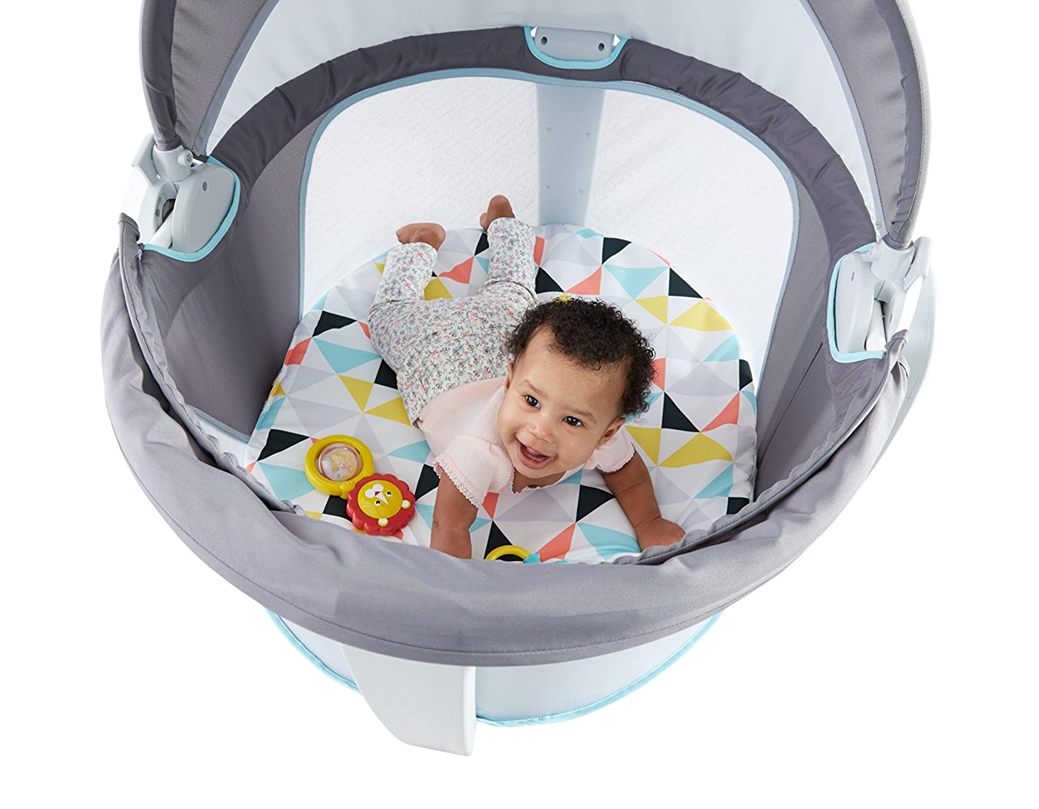 Berço Portátil Desmontável Baby Trend Deluxe Nursery Center, Hudson - Bebe  Importados Miami