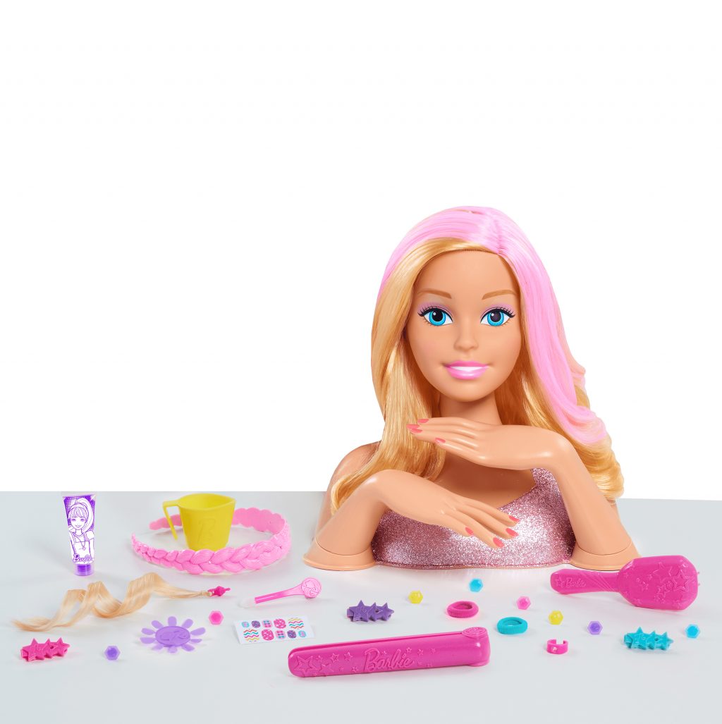 Barbie Styling Head Faces Barbie De Maquiar/pentear 12 Acess