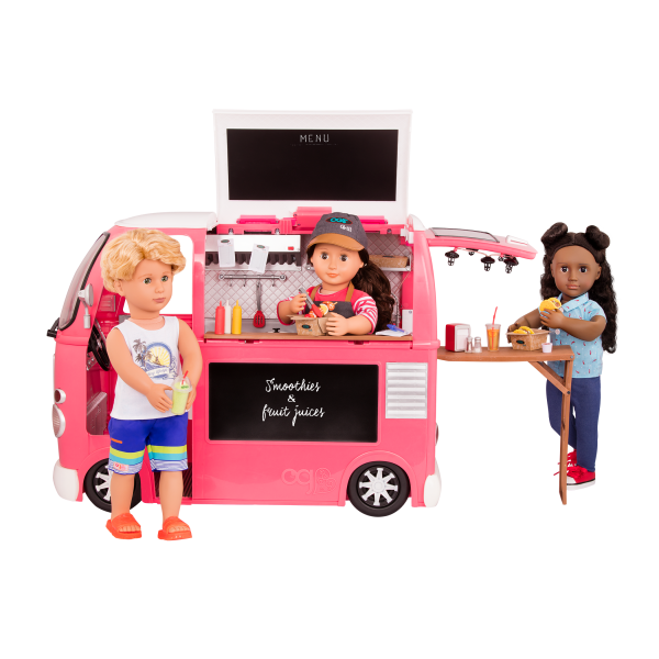 Caminhão Food Truck Com Boneca E Acessórios Rosa Menina em Promoção na  Americanas